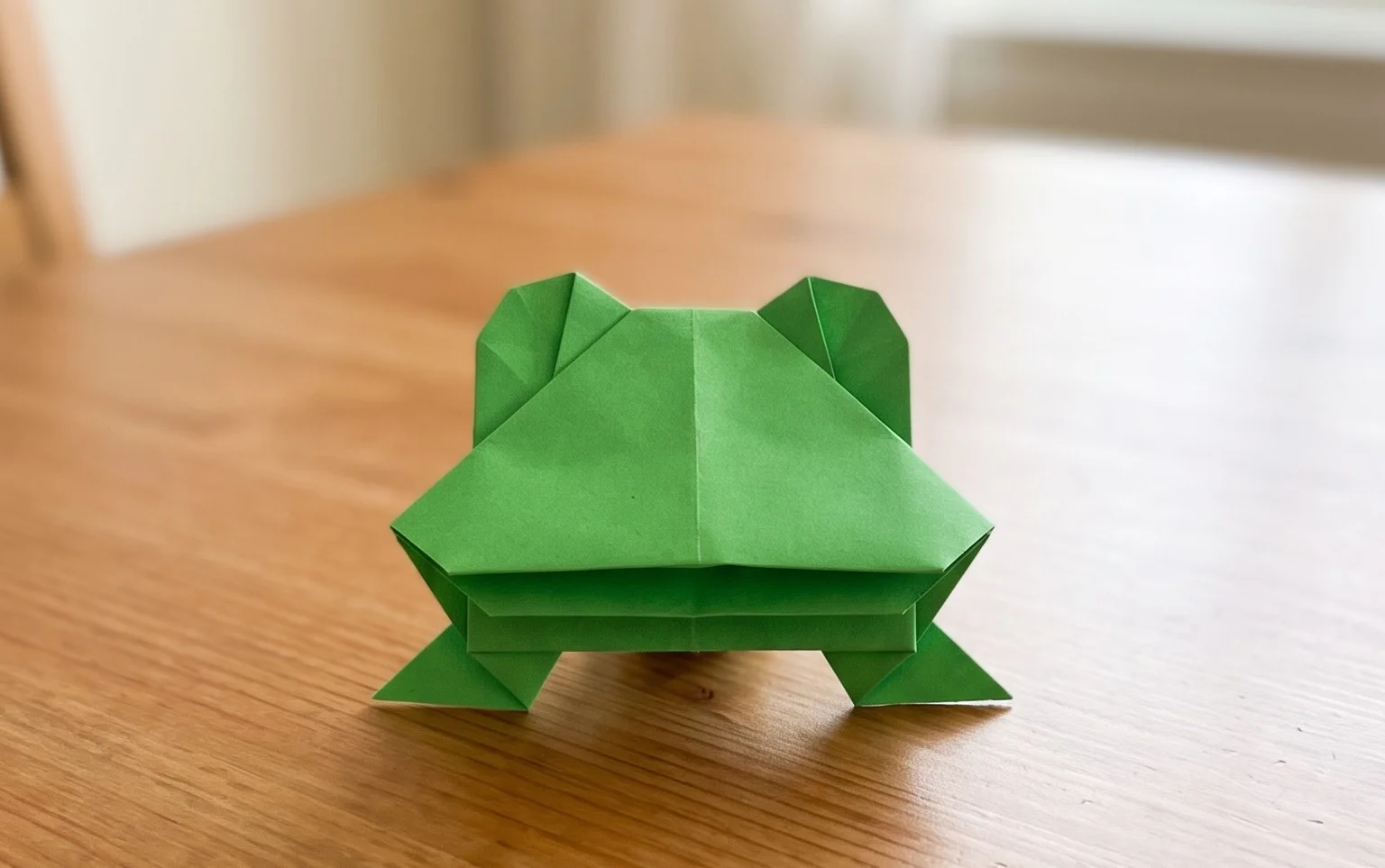 Origami Frog Face: Step-by-Step Instructions